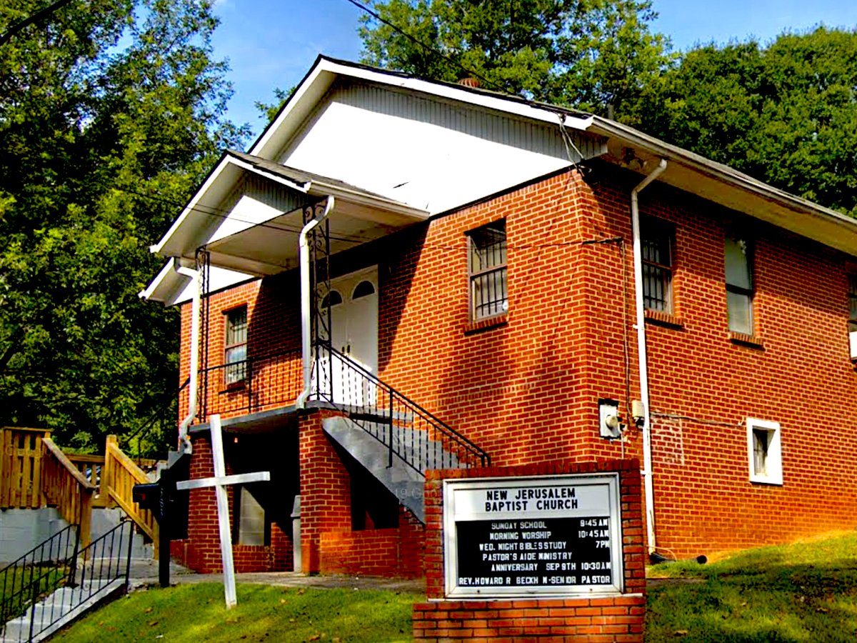 The existing New Jerusalem Baptist Church at 383 Paines Ave. NW, site of the proposed residential remake