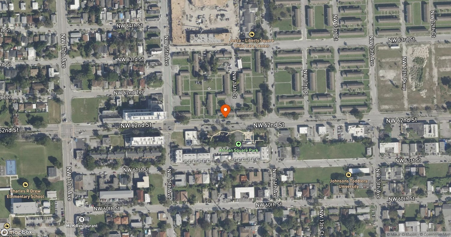 Site of Liberty Square Phase V at 1441 NW 62nd Street, Miami, FL 33147