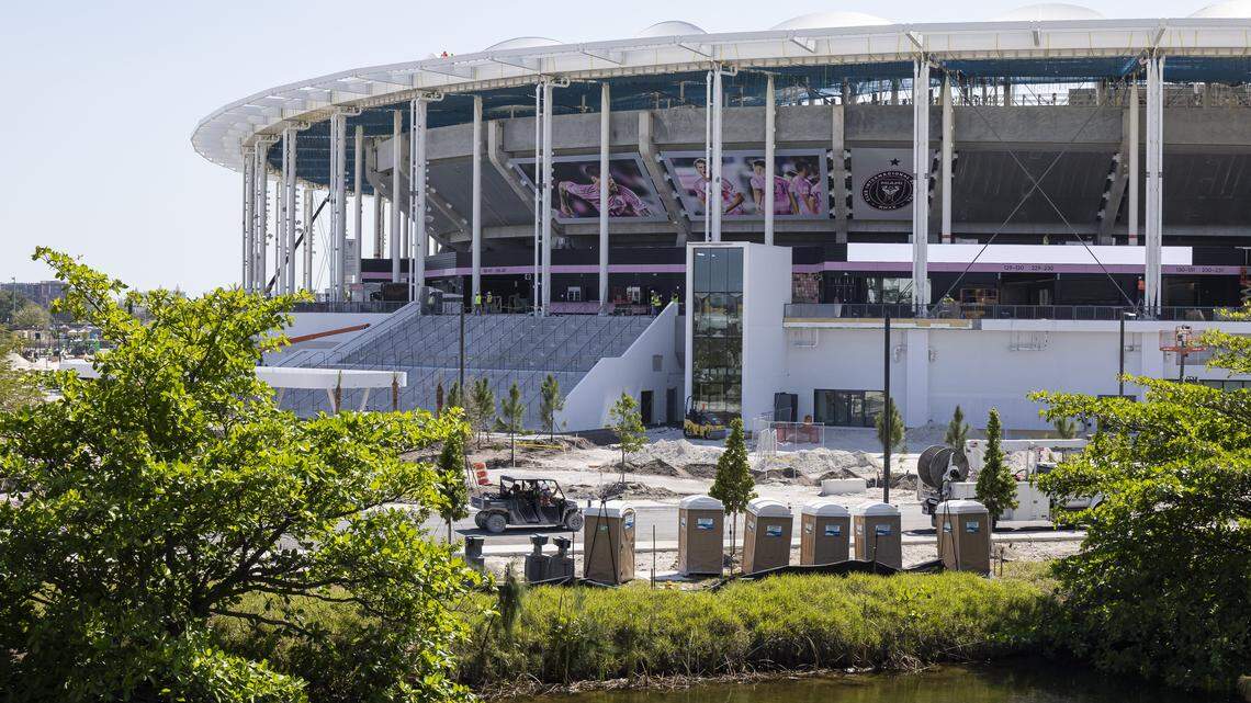 Inter Miami opens Nu Stadium at Miami Freedom Park on April ...