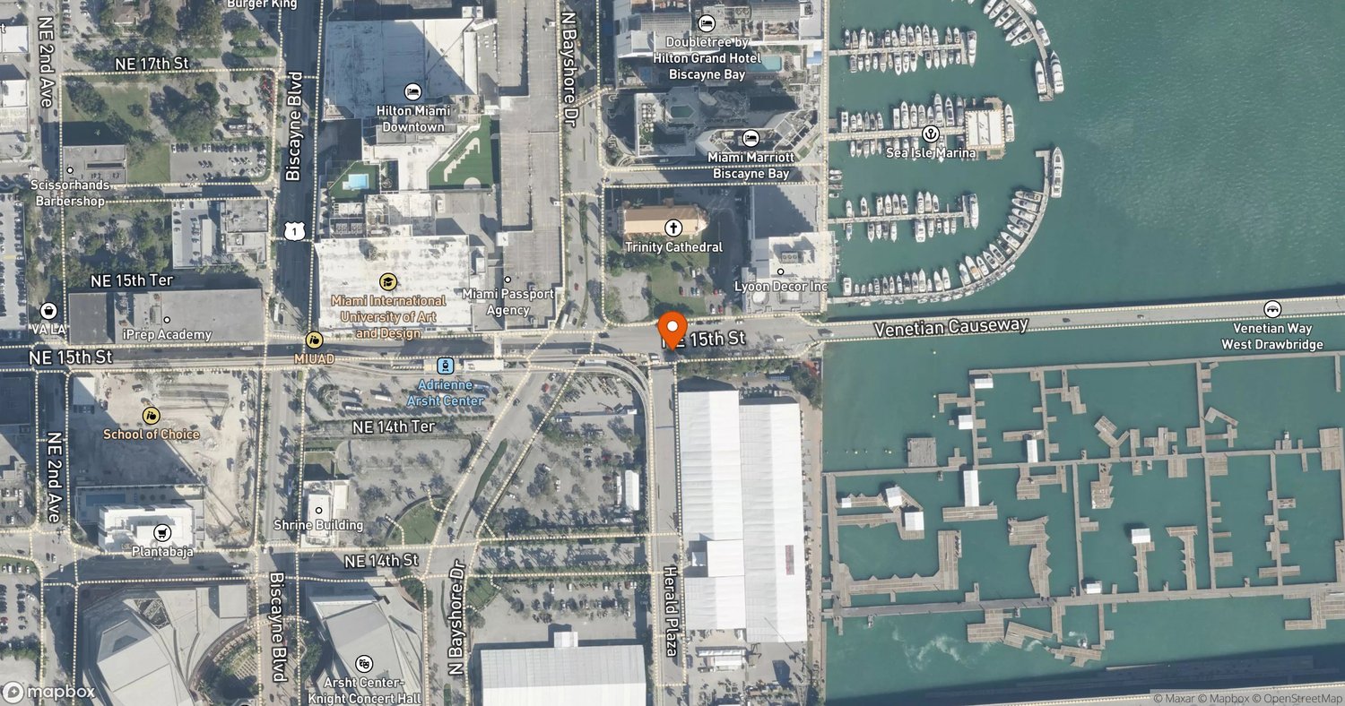 Site of Miami Bay Towers at 1 Herald Plaza, Miami, FL