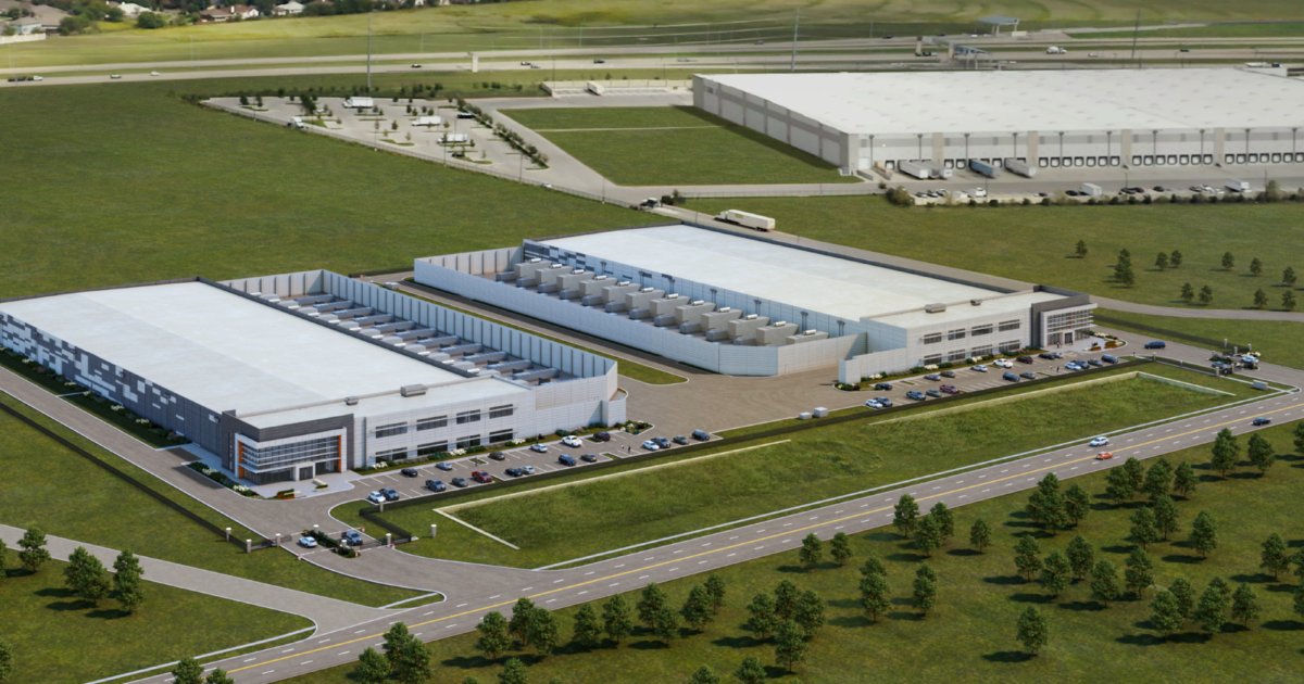 Official rendering of the Skybox Austin I data center campus in Hutto (Image: Skybox Datacenters)
