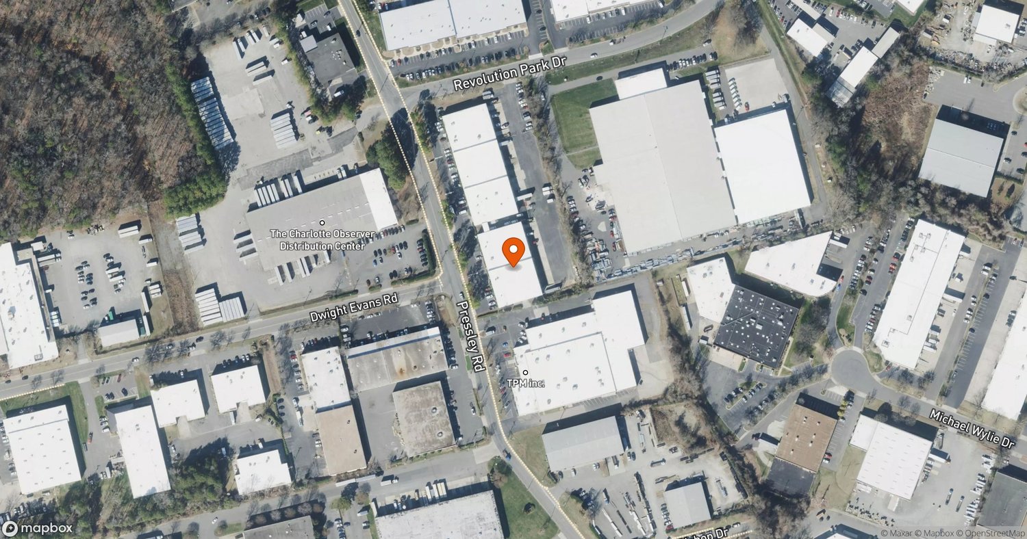 Site of 1000 Pressley Road (Pressley Business Center) at 1000-1022 Pressley Road, Charlotte, NC 28217