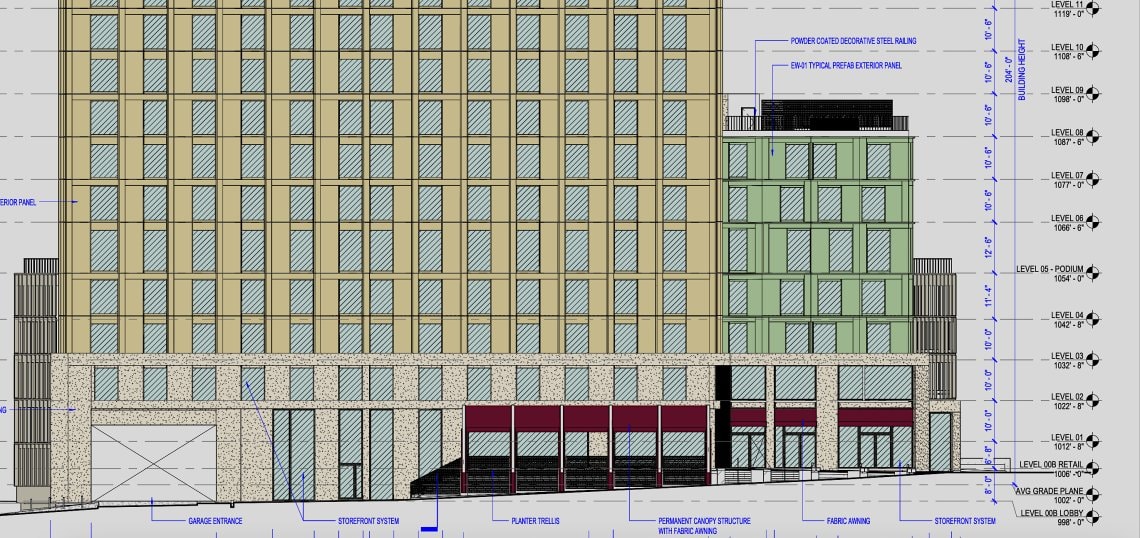 Images: In Buckhead Village, timber mixed-use tower enters pipeline | Urbanize Atlanta