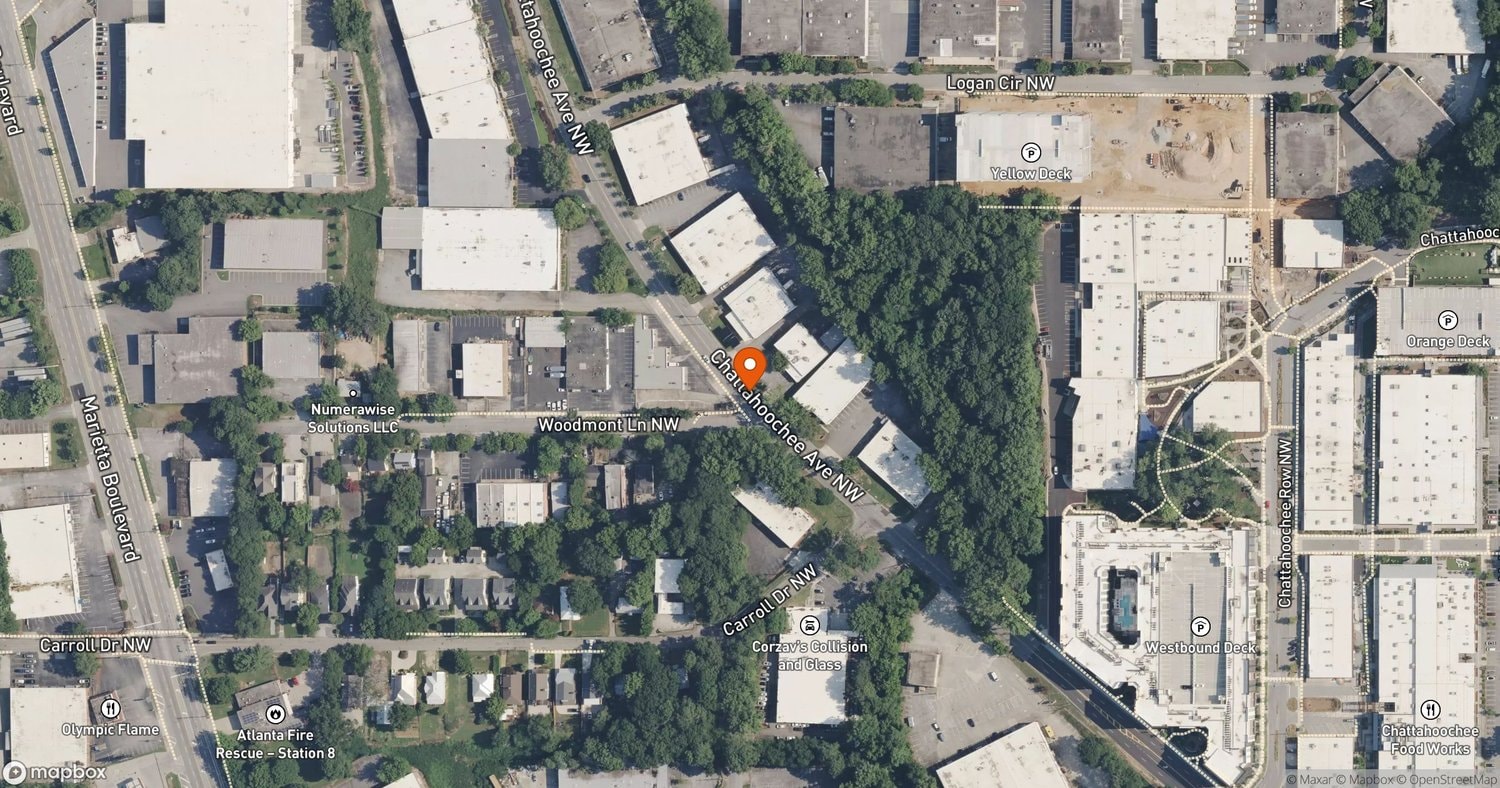 Site of The Works Phase II (Upper Westside Mixed-Use Rezonings) at 1325-1417 Chattahoochee Avenue NW & Logan Circle NW, Atlanta, GA