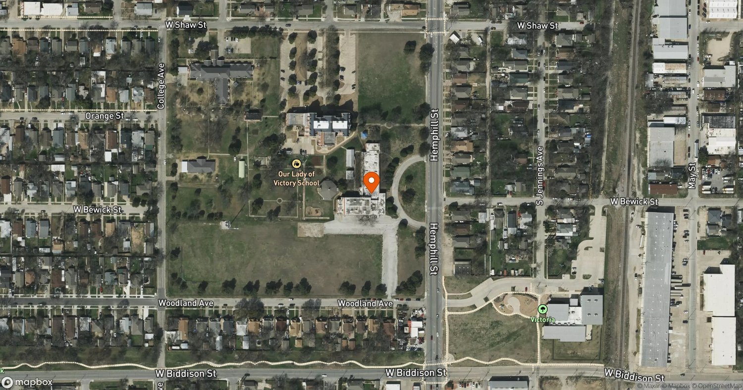 Site of Sorella at 3320 Hemphill St., Fort Worth, TX 76110