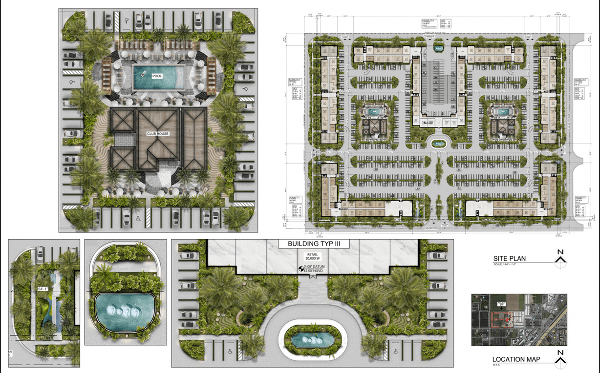 Infinity Gardens Apartments Proposed for 14505 Southwest 260th Street, Homestead, Florida - Florida YIMBY