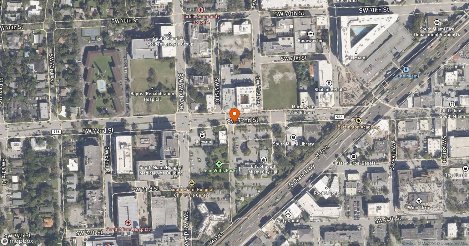 Site of The Link at SoMi at 6130 Sunset Drive, South Miami, FL 33143