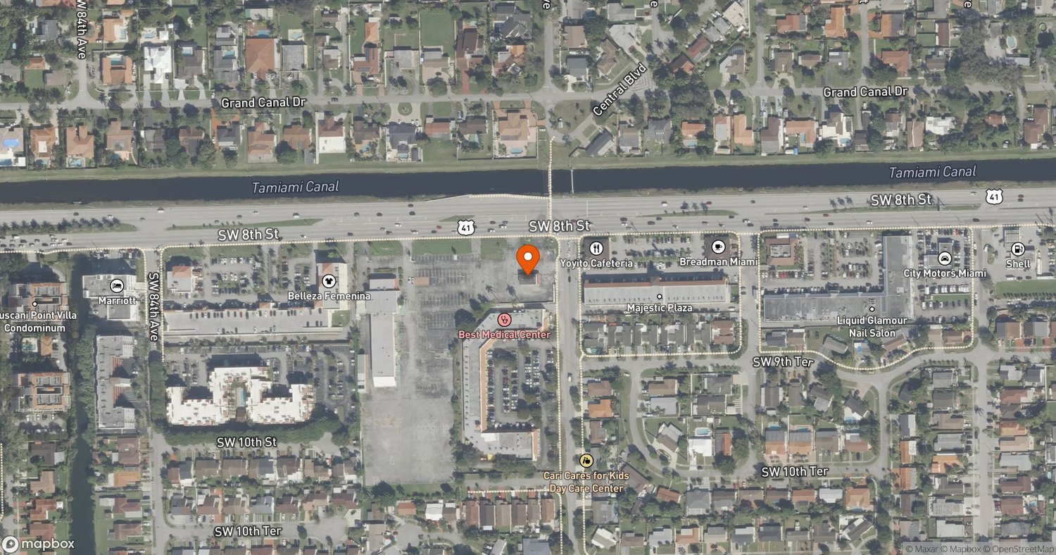 Site of Mount Sinai Medical Center – Westchester Emergency Center (Westchester Hospital Campus Phase One) at 8200 SW 8th Street, Miami, FL 33144