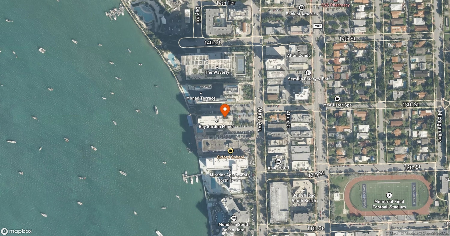 Site of 1250 West Avenue Luxury Condos at 1250 West Avenue, Miami Beach, FL 33139