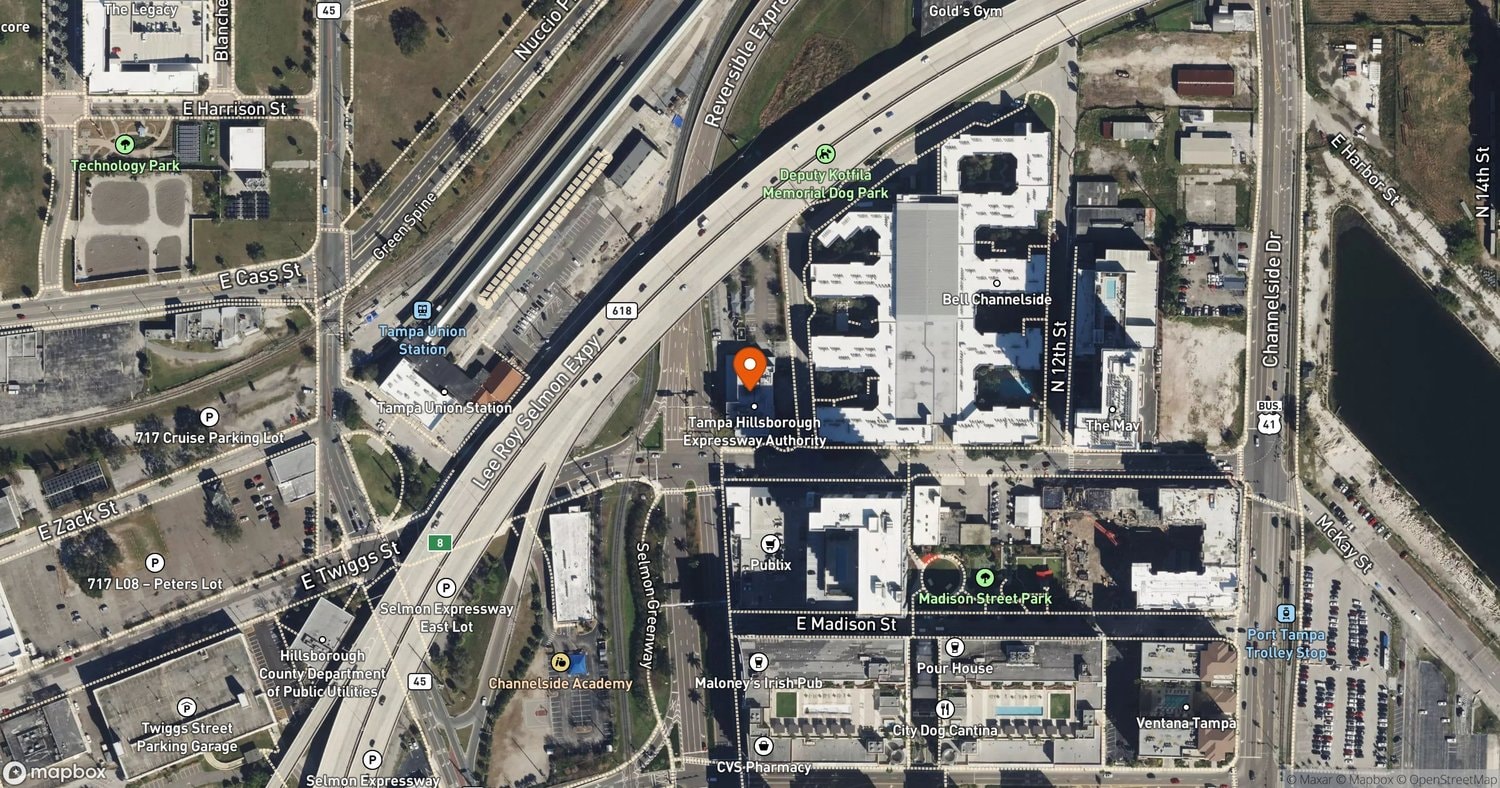 Site of THEA Headquarters Site Redevelopment Offering at 1104 East Twiggs Street & Meridian Avenue, Tampa, FL