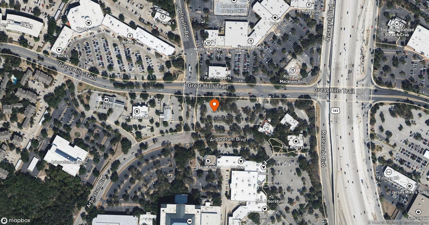 Site of New 13,600-SF Retail/Restaurant Building at The Arboretum at 10000 Research Blvd, Austin, TX 78759