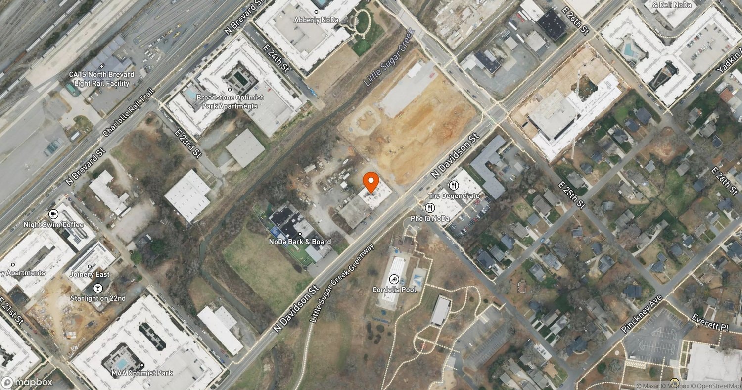 Site of 2025 North Davidson Retail Adaptive Reuse at 2025 N. Davidson St, Charlotte, NC 28205