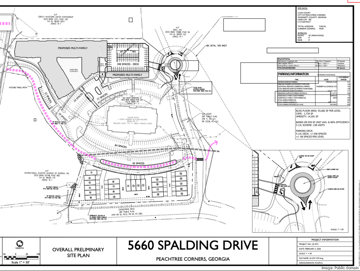 Multifamily, townhomes eyed for Peachtree Corners - Atlanta ...