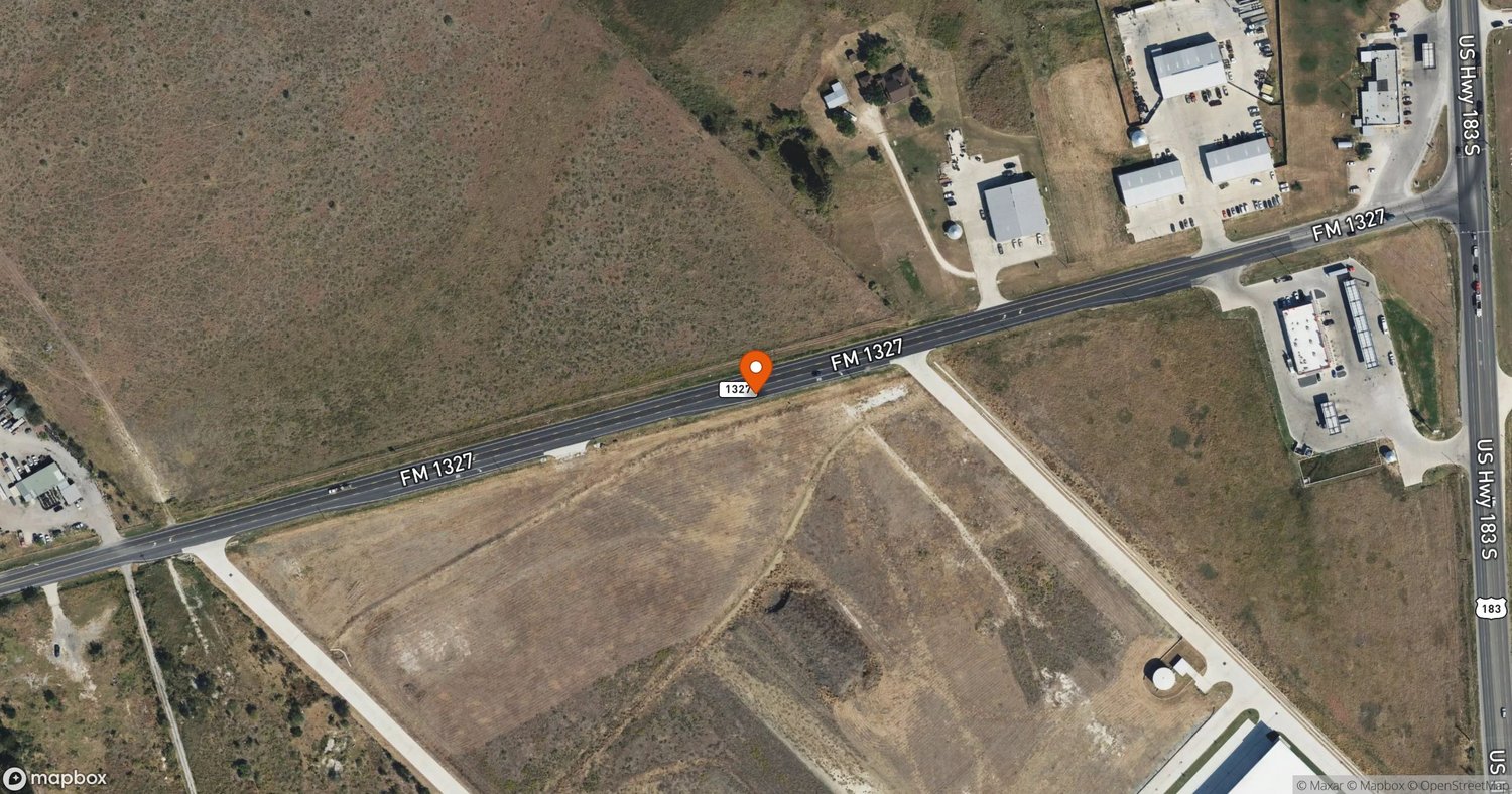 Site of Mustang Ridge Distribution Center I (Tesla Lease) at 6925 FM 1327, Mustang Ridge, TX 78747