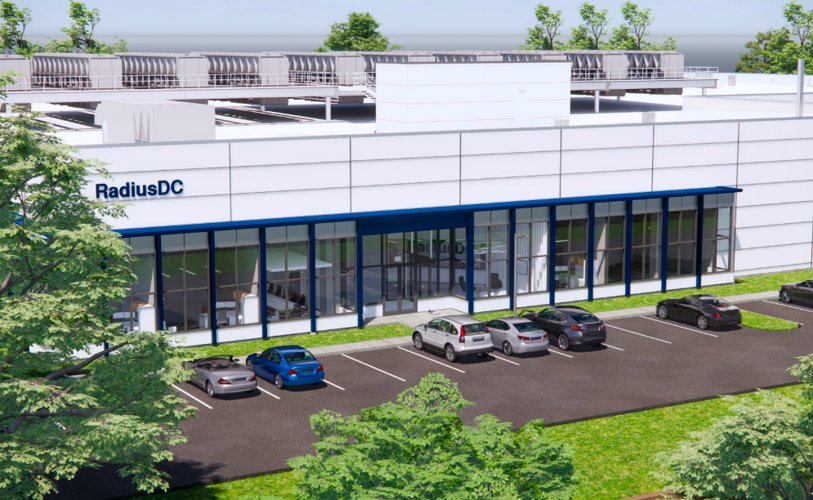Rendering of the RadiusDC Nashville I main entrance (RadiusDC)