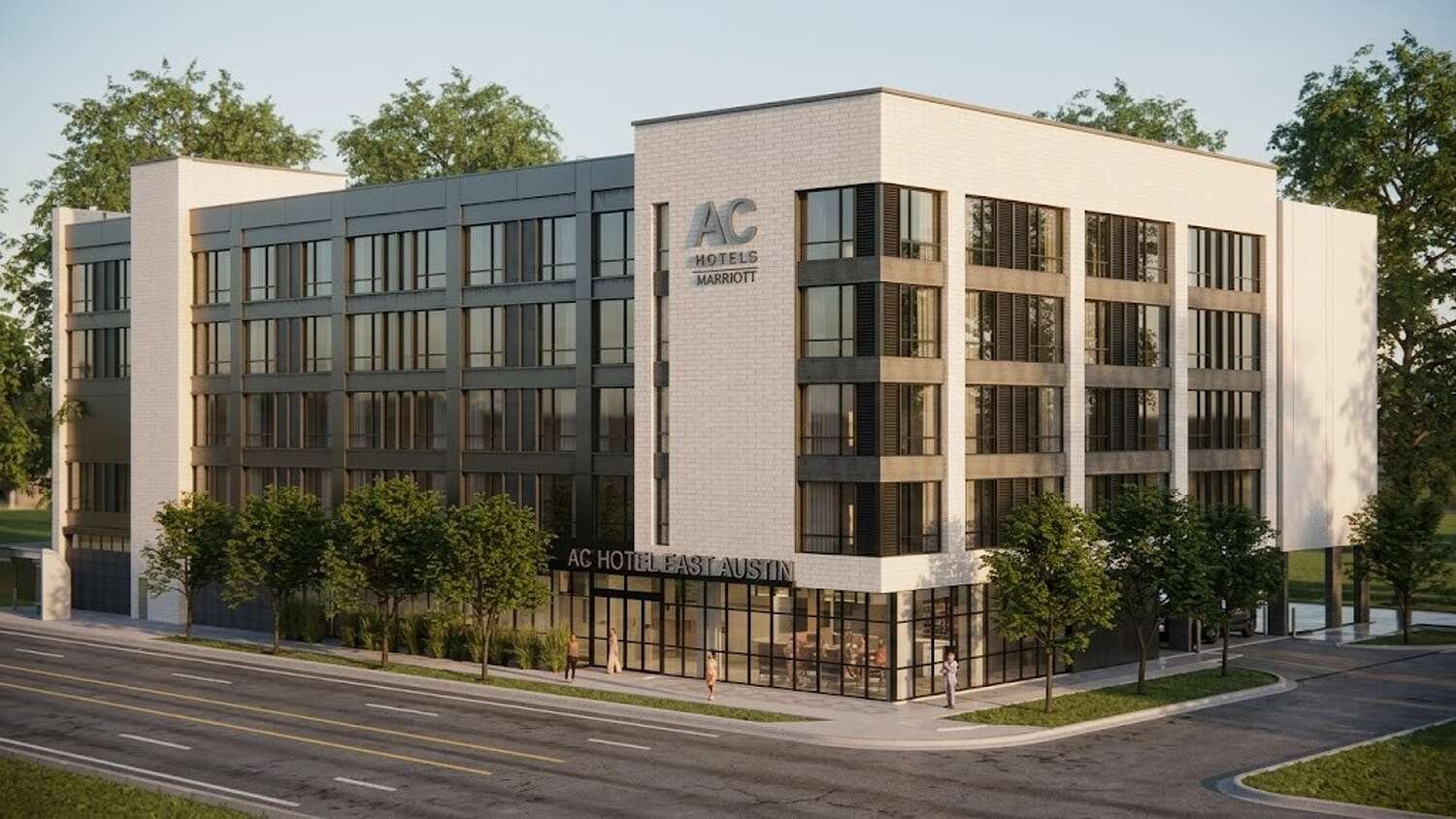 Rendering of the AC Hotel by Marriott planned for 1612 E. 7th St. in East Austin