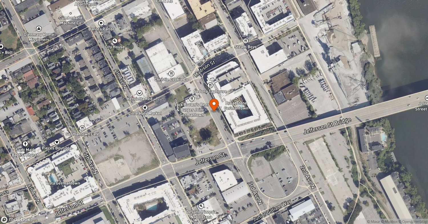 Site of Third Avenue North Mixed-Use Building at Third Avenue North, Germantown, Nashville, TN