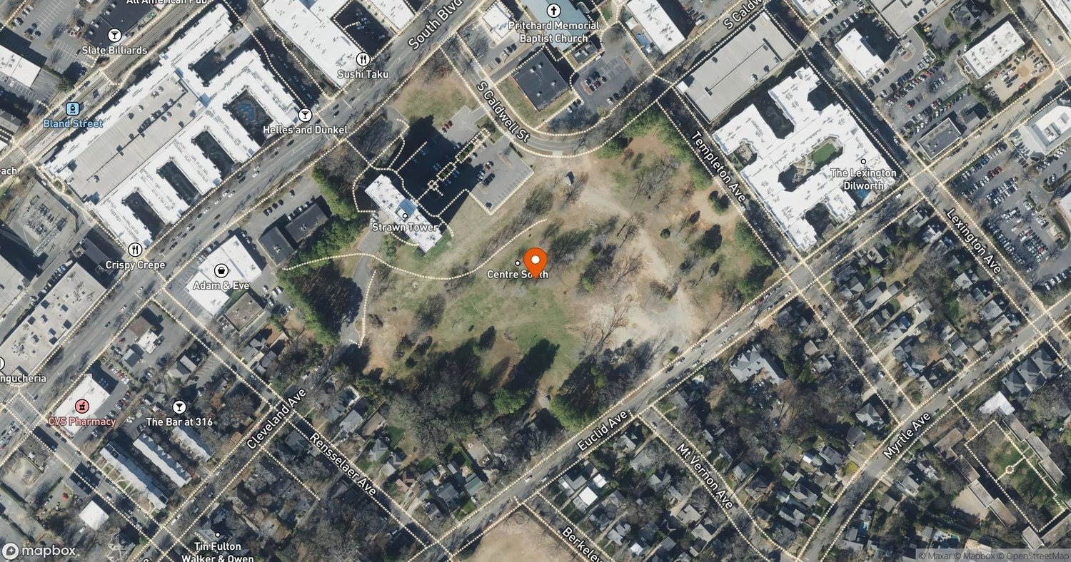 Site of Twelve03 at Centre South at 1203 S. Caldwell St., Charlotte, NC