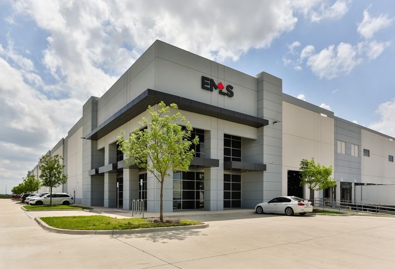 Completed industrial building at Denton Crossing @ I-35 & 820 Crossing