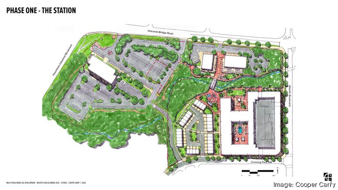 Norcross' The Station, Jefferson Plaza eyed for big redevelopment - Atlanta Business Chronicle
