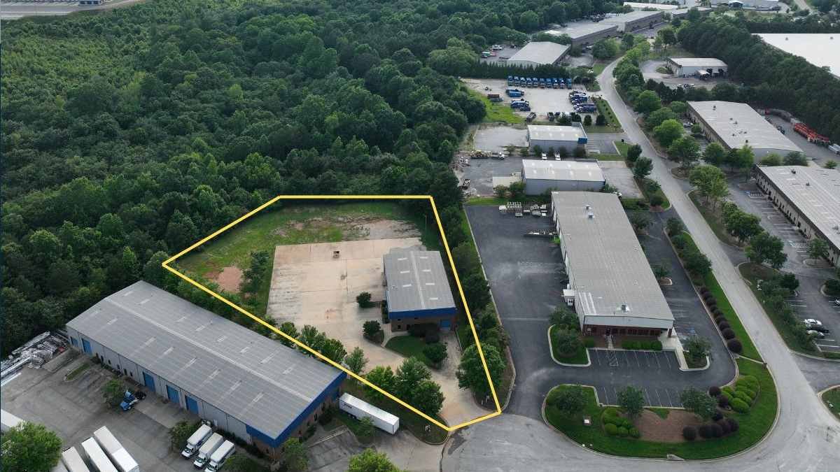 Aerial view of one of the five industrial outdoor storage properties in Alterra IOS's metro Atlanta portfolio acquisition