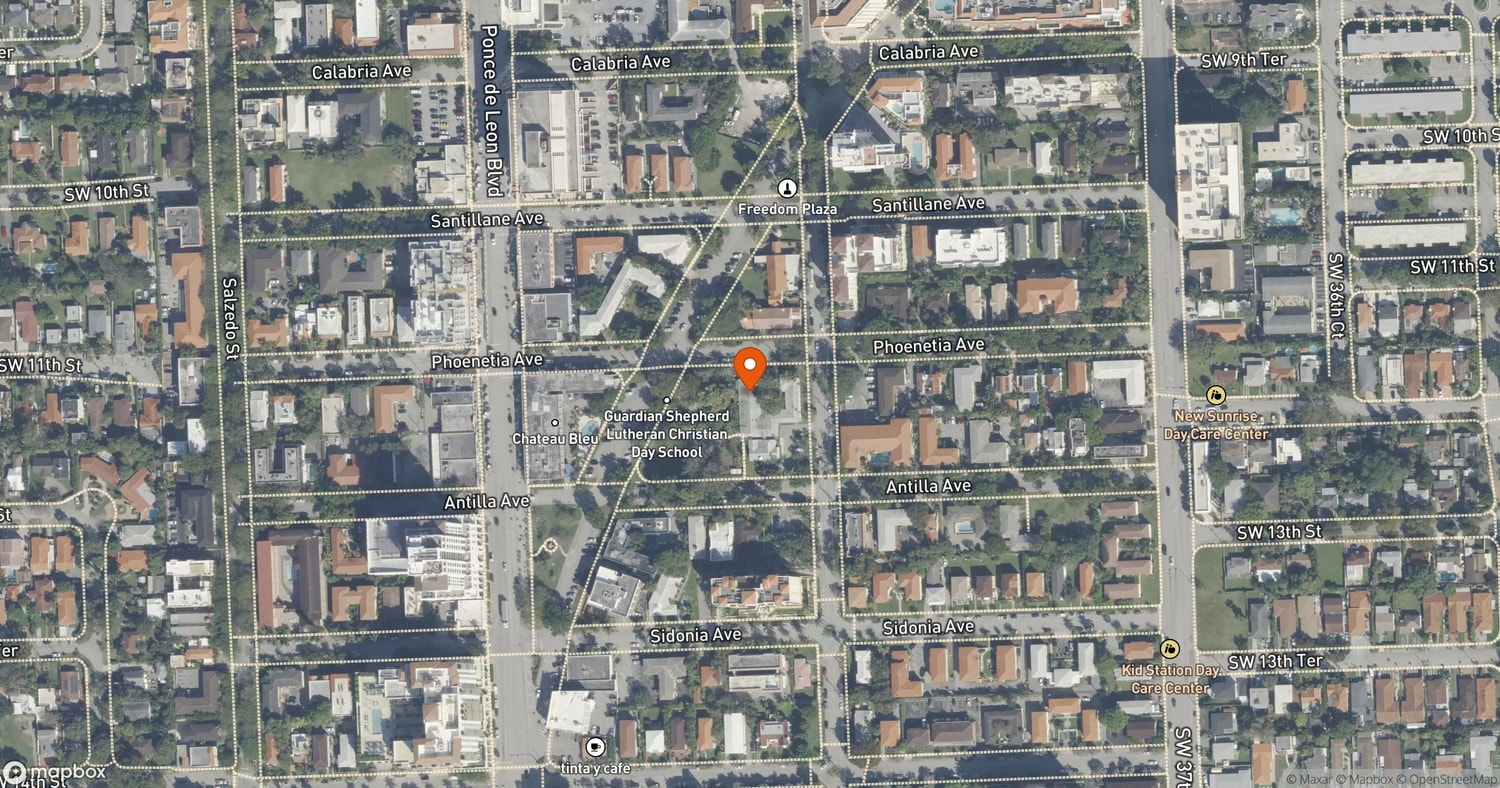 Site of Crystal Residences at 110 Phoenetia Avenue, Coral Gables, FL 33134