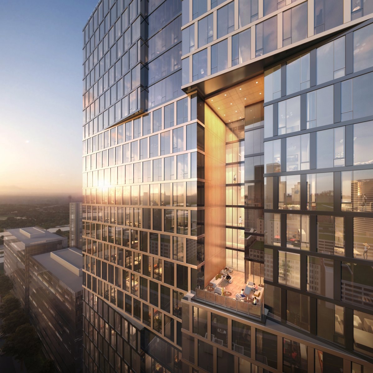 Goettsch Partners Designs Nashville Residential Tower