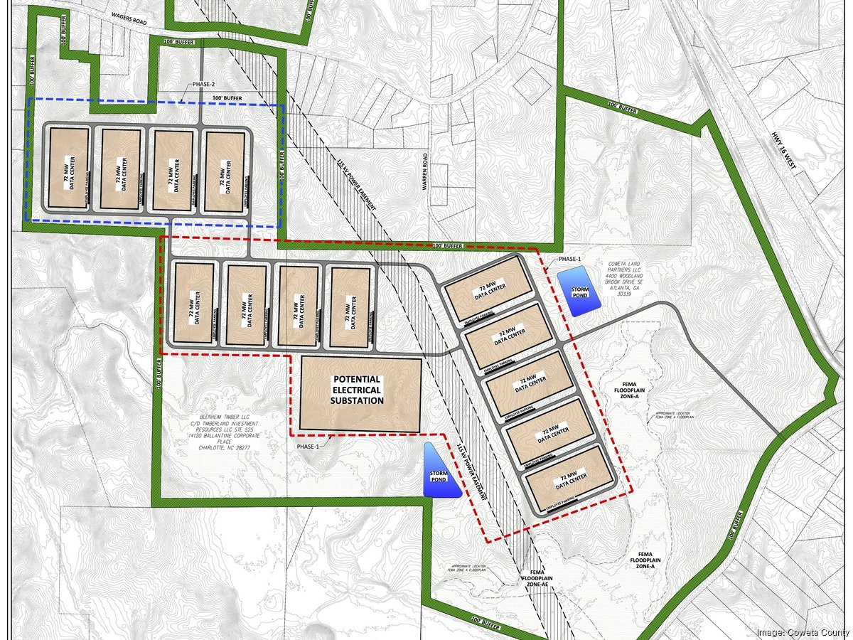 Prologis agrees to buy site of data center project in Coweta from Atlas Development - Atlanta Business Chronicle