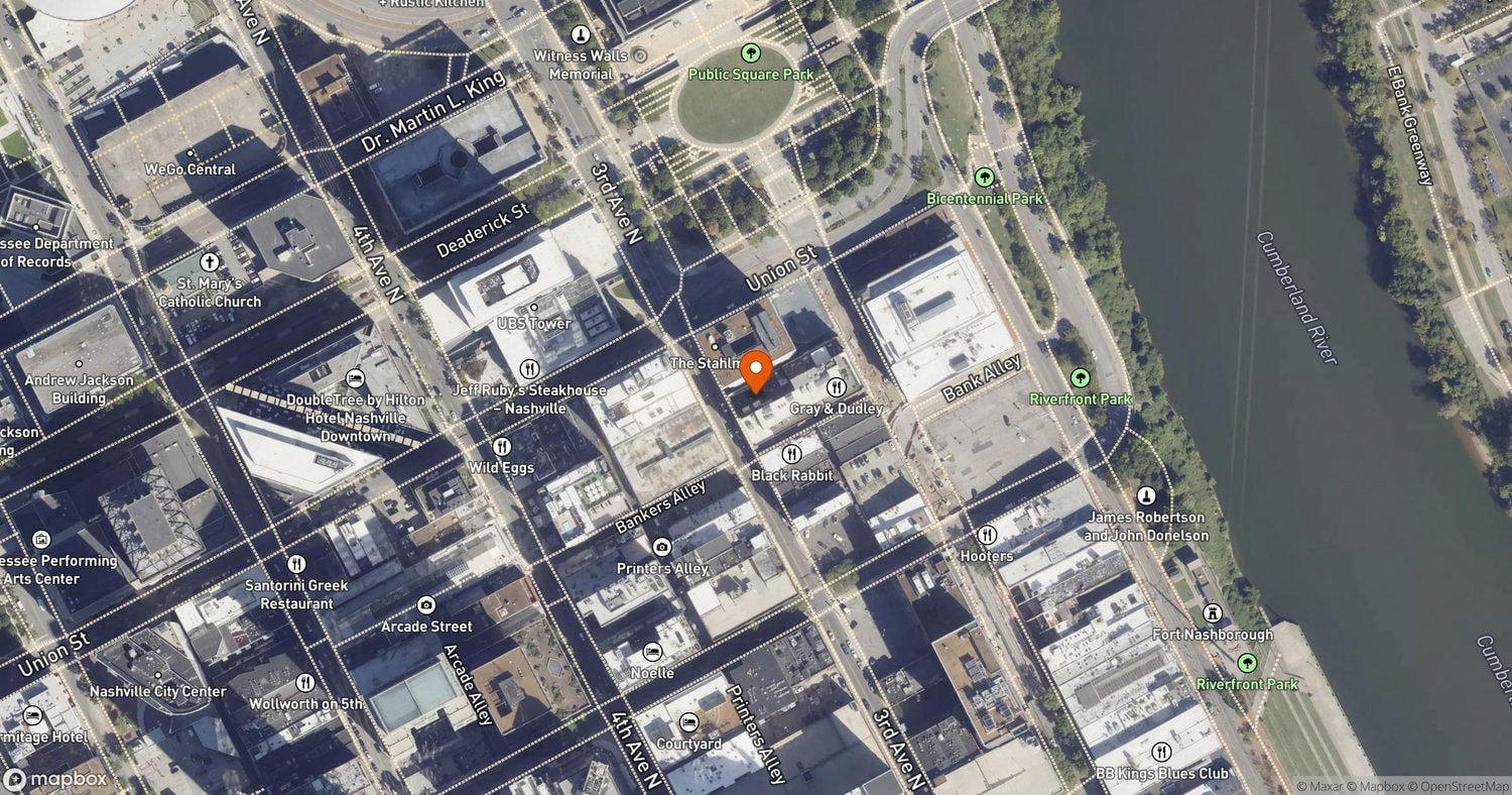 Site of Federal Reserve Building Redevelopment at 226 Third Ave. N., Nashville, TN 37201