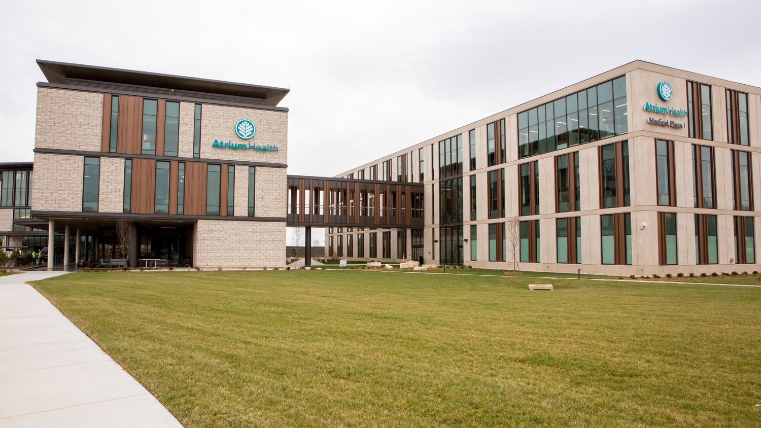Atrium Health Union West hospital and Medical Plaza I in Stallings, site of the patient tower expansion