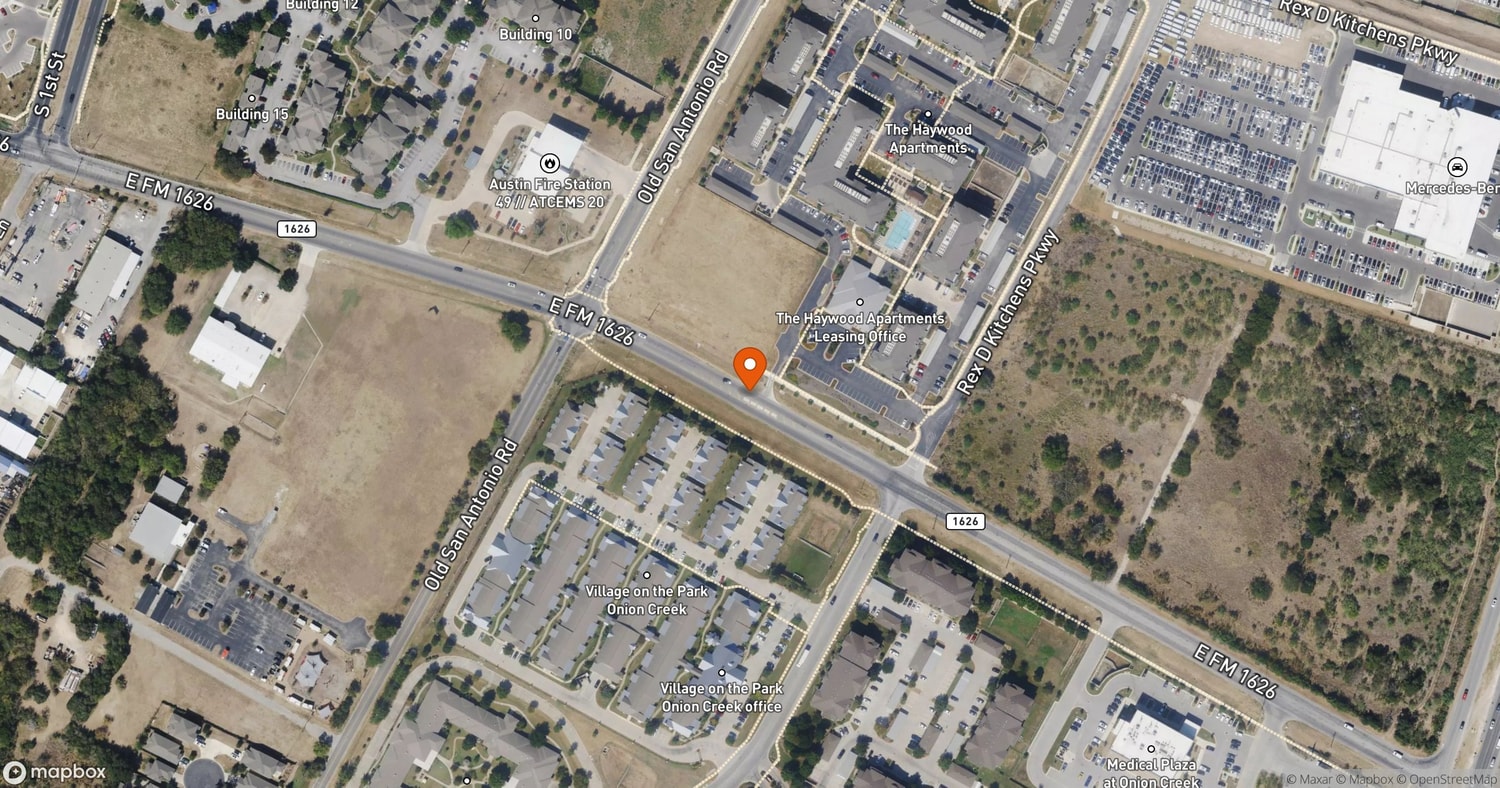 Site of Liquor Sales Rezoning at 500 East FM 1626 Road at 500 East FM 1626 Road, Austin, TX 78748