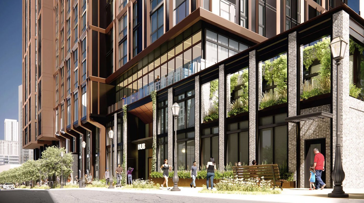 Core Spaces plans 27-story student tower at Cheetah Lounge - Rough ...