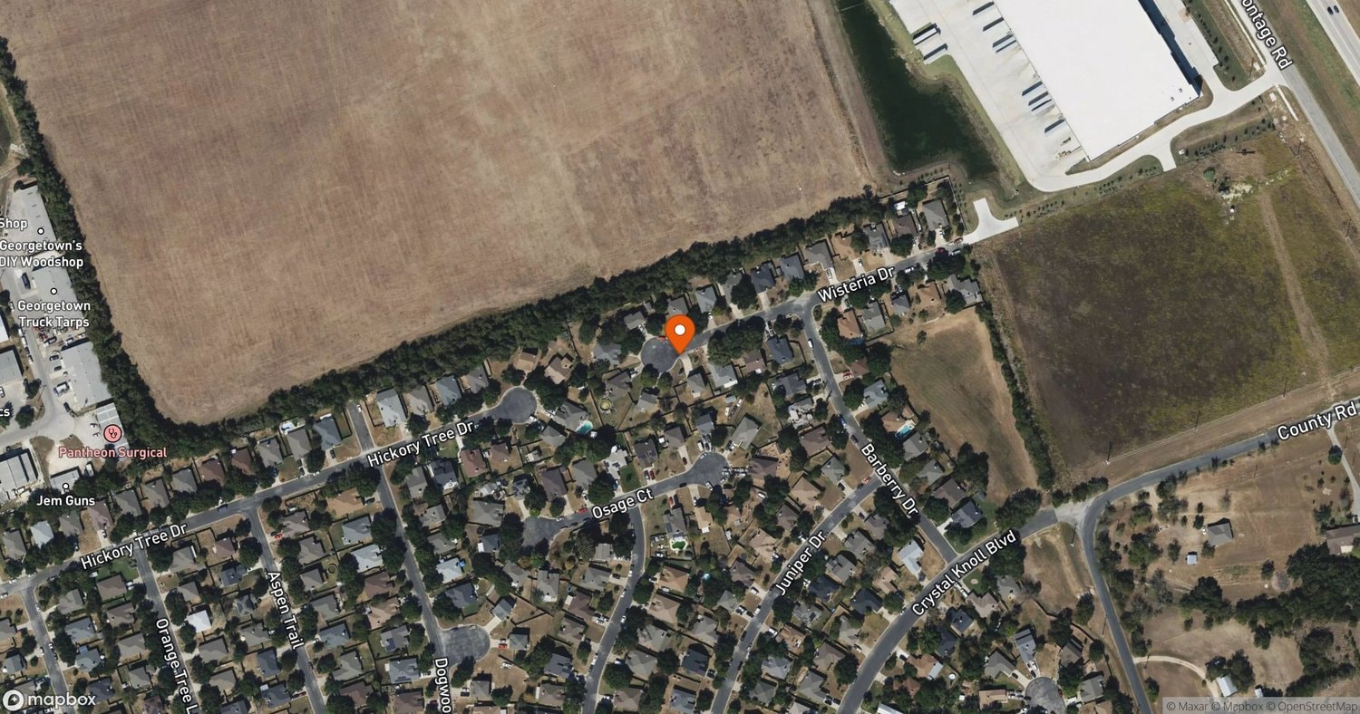 Site of SUS3 SSD Facility (Amazon Sortation Warehouse) at 104 Wittera Way, Georgetown, TX 78626
