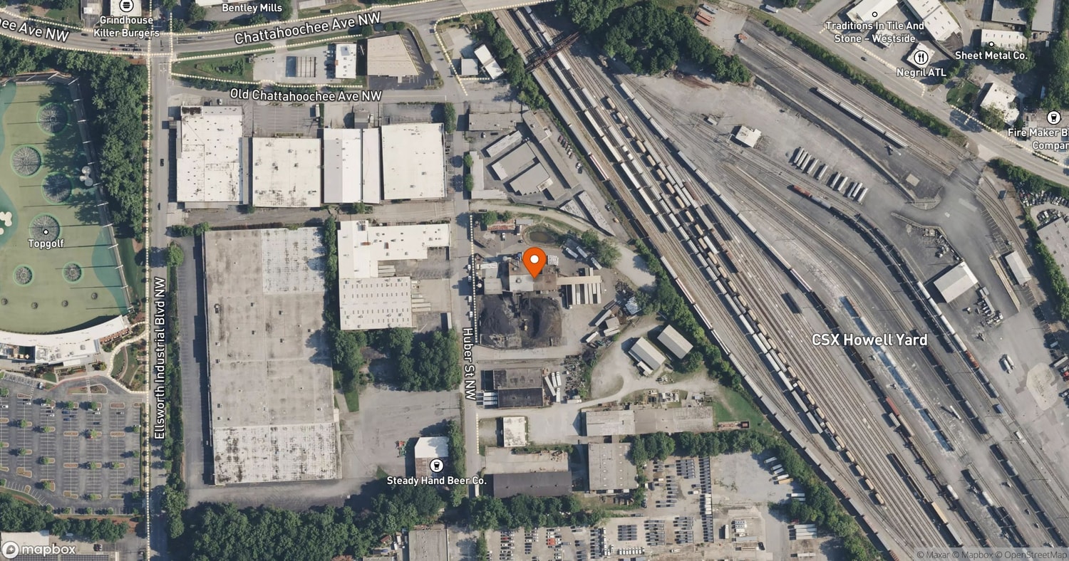 Site of Alta West Midtown at 1593 Huber Street NW, Atlanta, GA 30318