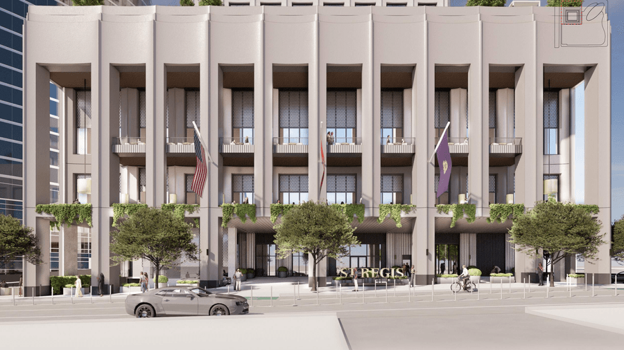 Turnberry reveals details, renderings for St. Regis hotel ...