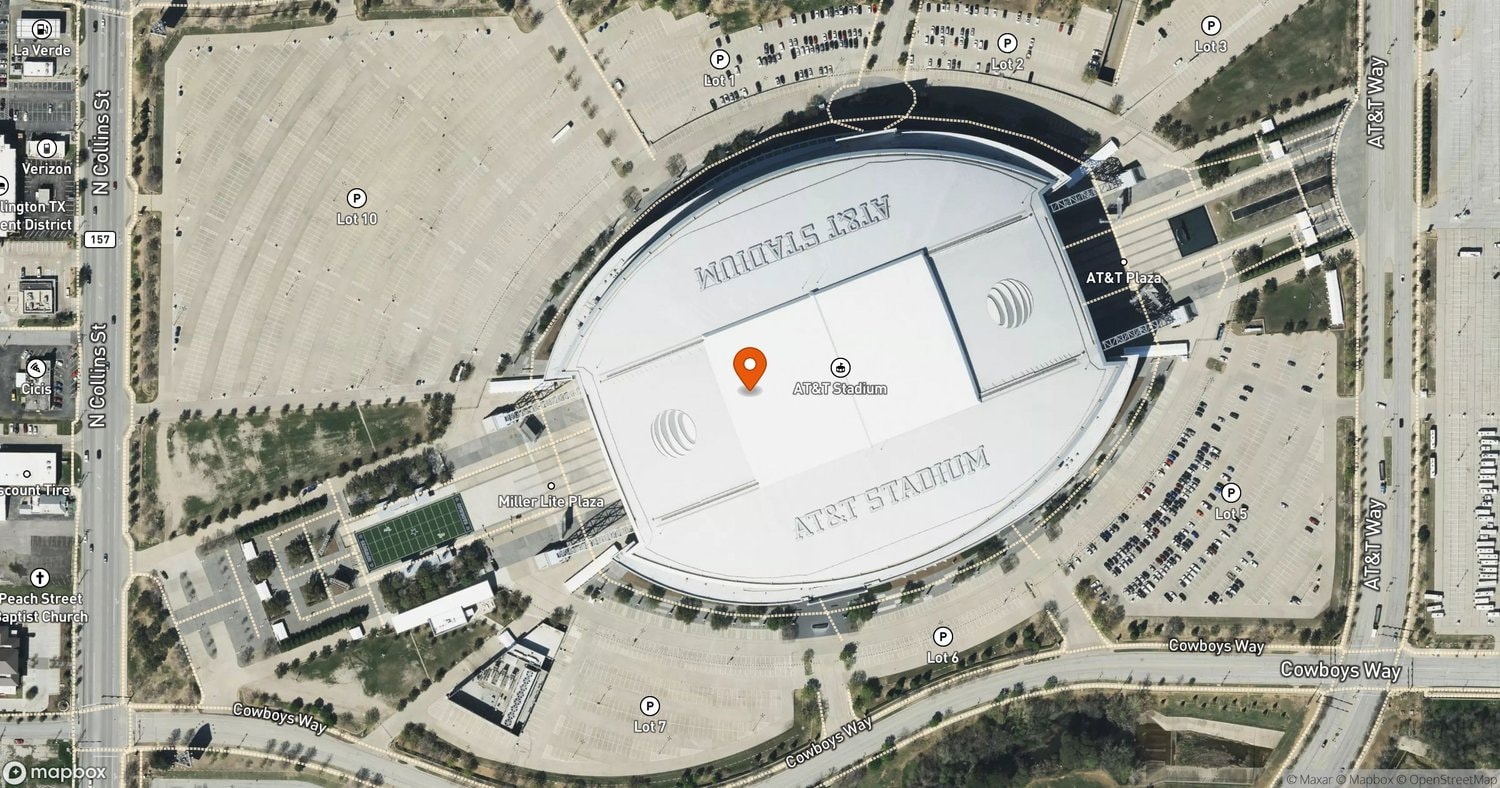 Site of Dallas Cowboys Sports & Entertainment District at AT&T Stadium at 1 AT&T Way, Arlington, TX 76011