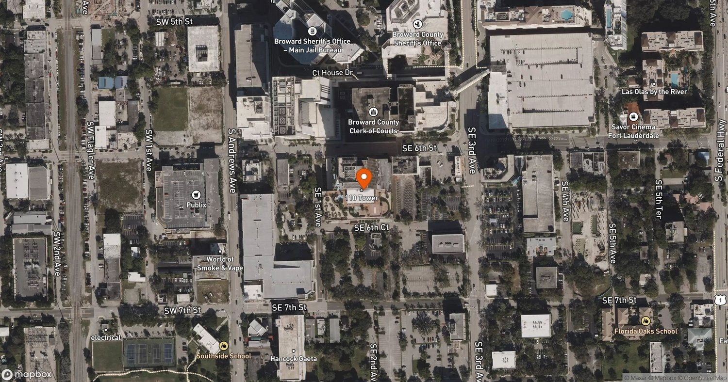 Site of 110 Tower at 110 Southeast 6th Street, Fort Lauderdale, FL 33301