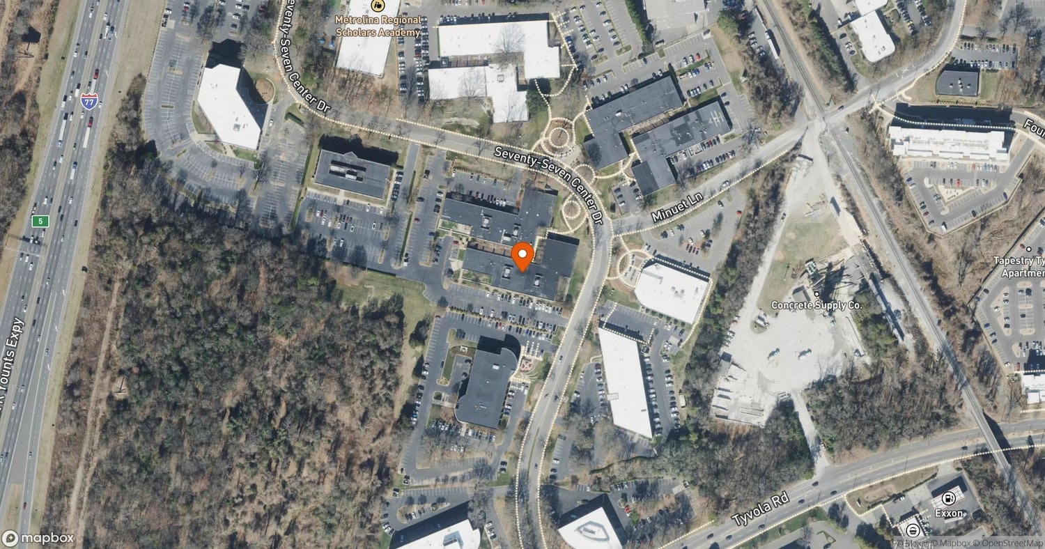 Site of ThExchange Office Park at 5510 77 Center Drive, Charlotte, NC 28217