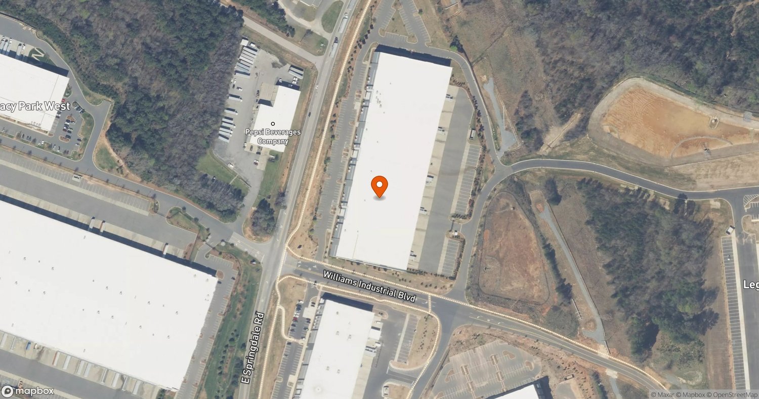 Site of Re:Build Rock Hill Advanced Manufacturing Expansion at 2021 Williams Industrial Blvd, Rock Hill, SC 29730