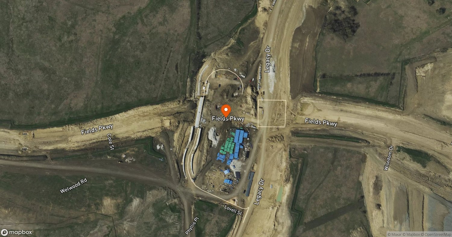 Site of The Fields Office Hub at Fields, Frisco, TX