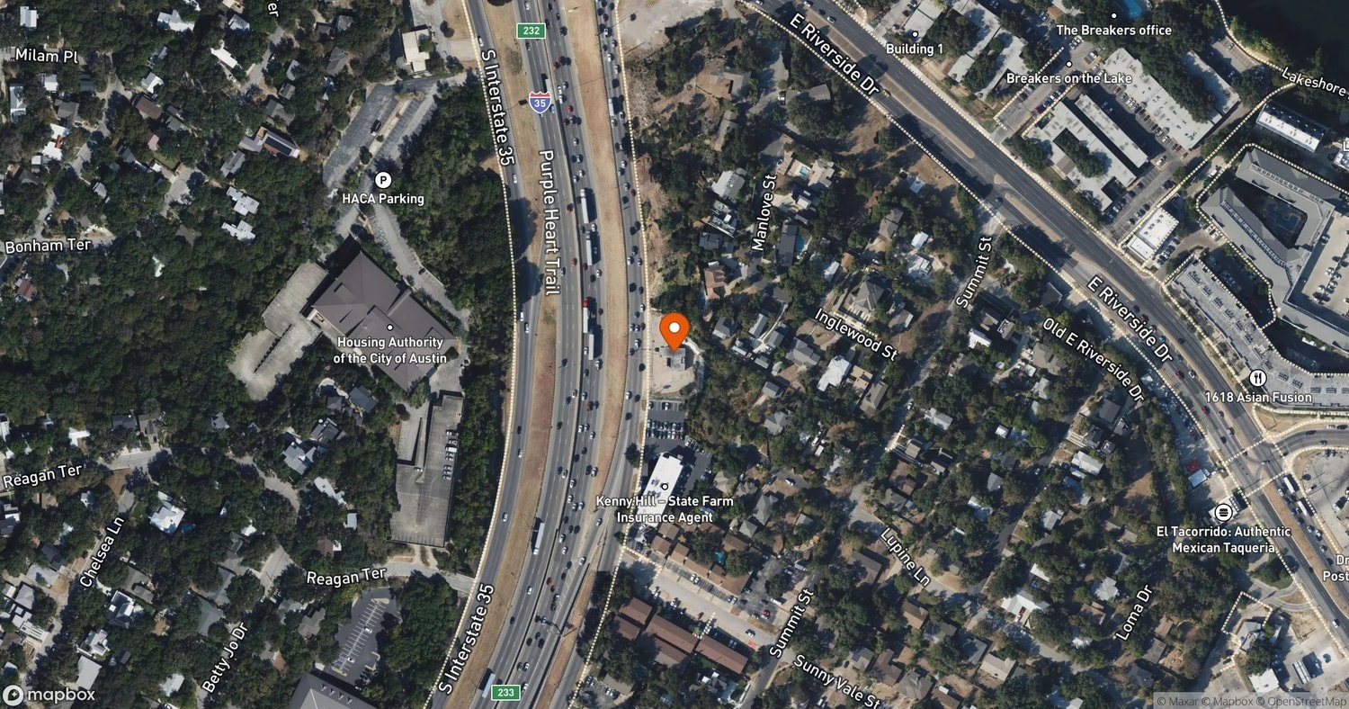 Site of 1221 S IH-35 Rezoning (C14-2026-0040) at 1221 S IH-35, Austin, TX