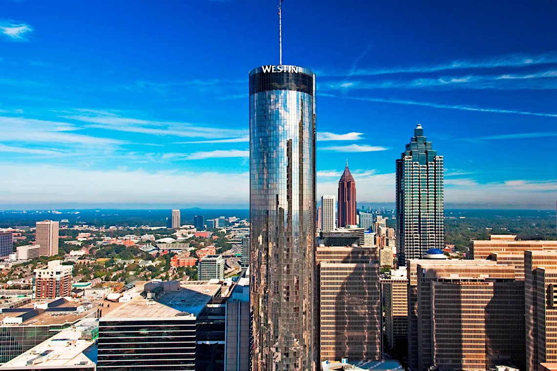 Iconic downtown hotel skyscraper changes hands; renovation coming | Urbanize Atlanta
