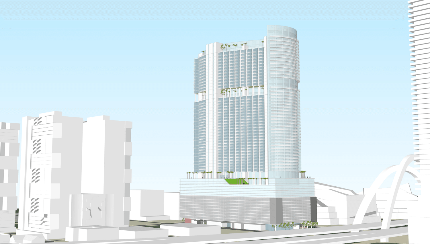 Renderings Revealed For S-Shaped 649-Foot-Tall Tower In Miami Designed By Rafael Viñoly Architects - Florida YIMBY
