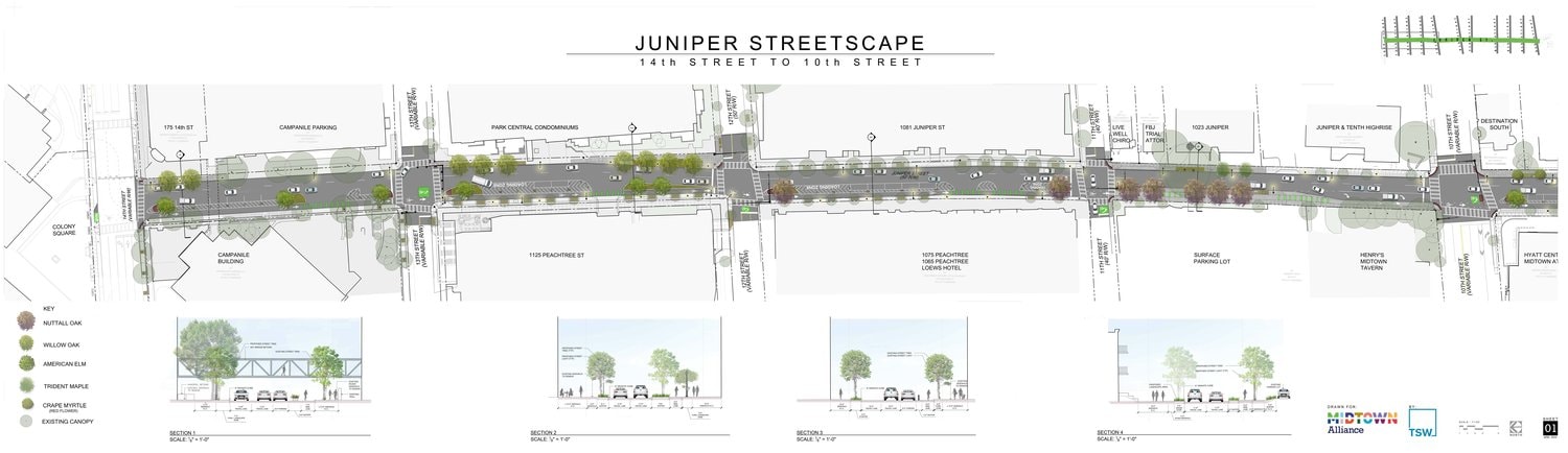 Juniper Complete Street Project | Midtown Atlanta