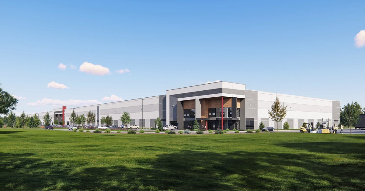 Rendering of AXIAL Commerce Station Industrial Building 1 in Huntersville, NC