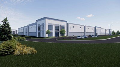 Alternate rendering view of the Old Hickory Logistics Center distribution building
