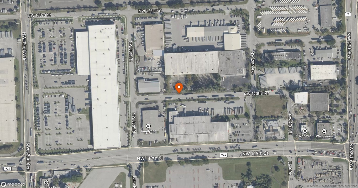 Site of Iron Mountain MIA-1 Data Center at 2925 NW 120th Terrace, Miami, FL 33167