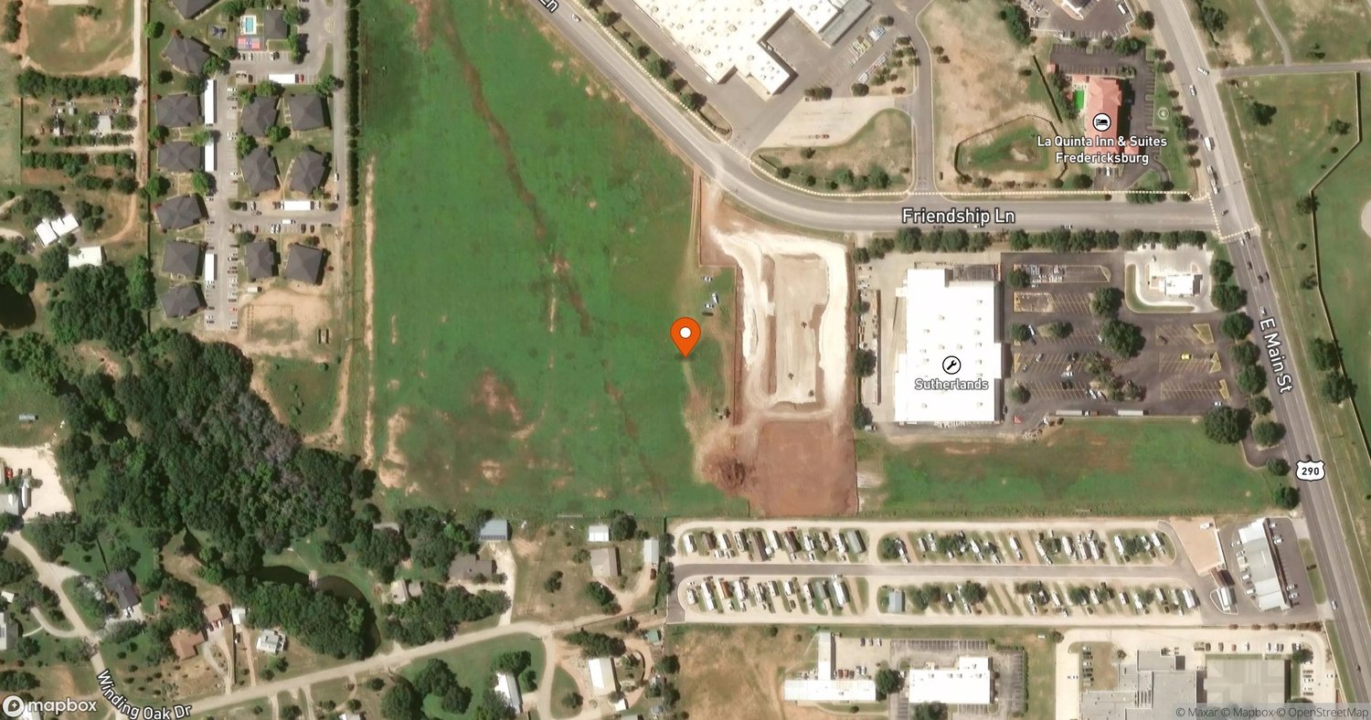 Site of The Lucille at 1151 Friendship Lane, Fredericksburg, TX 78624