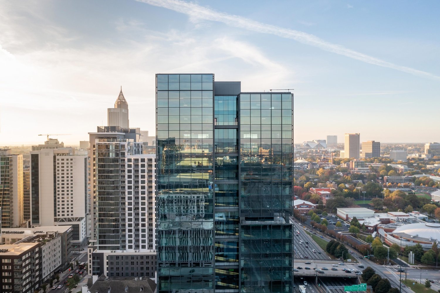 Ten Twenty Spring with the Midtown skyline beyond