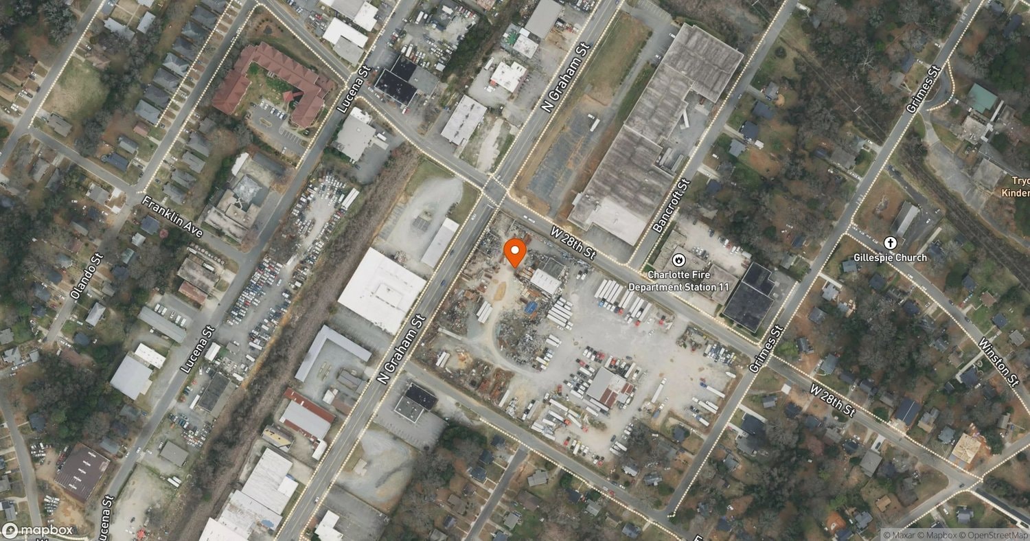 Site of 28G at 2426 N. Graham St, Charlotte, NC 28206
